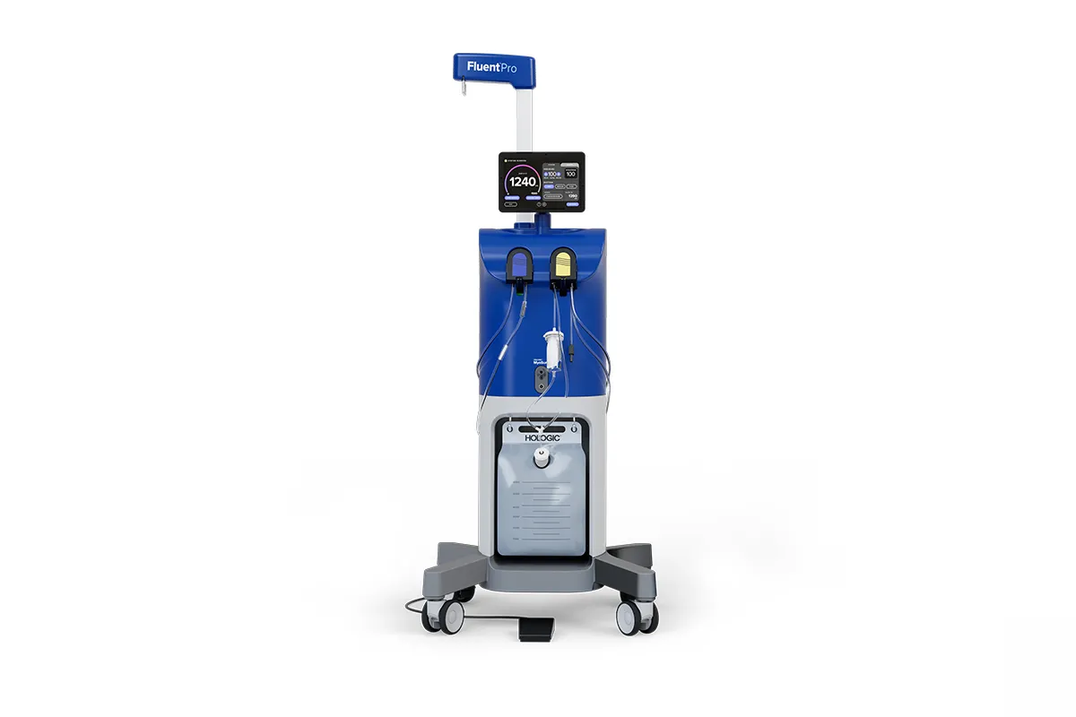 An image of Fluent® Pro Fluid Management System system in hospital setting
