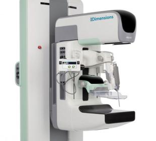 Hologic Affirm™ Upright Breast Biopsy Guidance System in white background